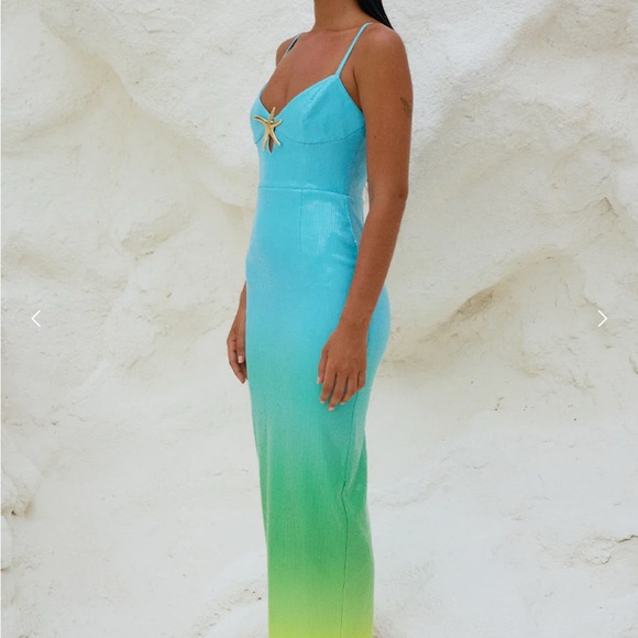 Elegant Gradient Maxi Dress - Picture 3 of 5